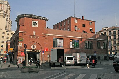 Cómo llegar a Mercado de los Mostenses en transporte público - Sobre el lugar