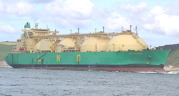 LNG tankers are used to transport methane.