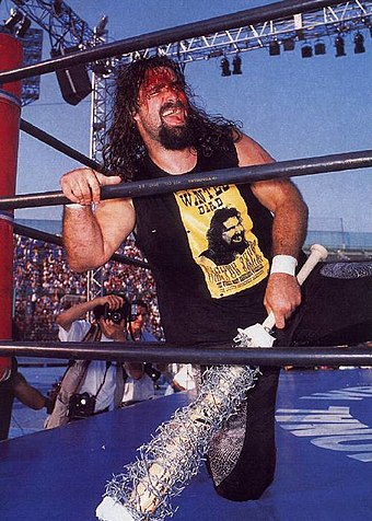 Foley as Cactus Jack at the IWA Kawasaki Dream, Tokyo, Japan, August 1995