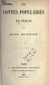 Monnier - Les Contes populaires en Italie, 1880.djvu