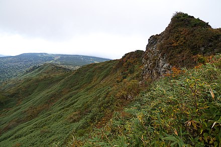 Mount Kensomori, in the park