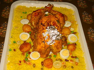 <span class="mw-page-title-main">Murgh musallam</span> Dish from the Indian subcontinent