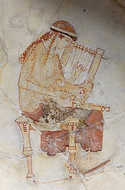 Muse lyre Louvre CA482