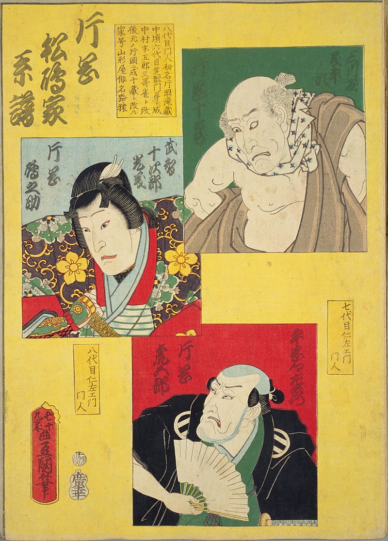 File:NDL-DC 1308194-Utagawa Kunisada-片岡松嶋家系譜 片岡十蔵・片岡 