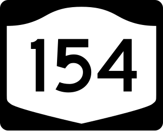 <span class="mw-page-title-main">New York State Route 154</span> Former state highway in New York State