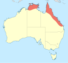 Nannophlebia eludens distribution map.svg