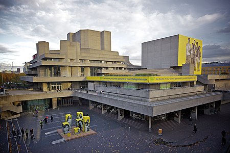 Royal National Theatre, London, by Denys Lasdun (1967–1976)