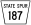 Nebraska State Spur 187.svg