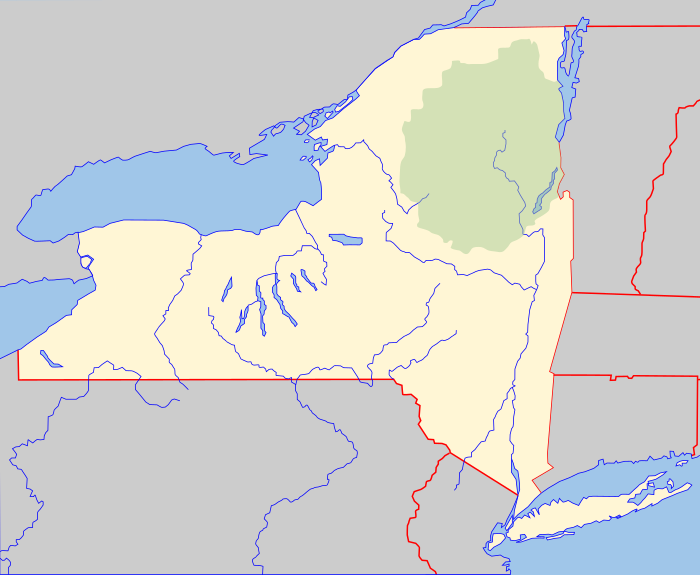 DutchTreat/Projects/Maps/nys-rivers is located in New York Adirondack Park