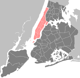 Kaart van New York County
