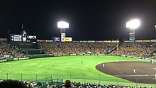 甲子園でのナイトゲーム