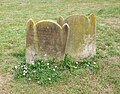Nineteenth-century gravestones outside the Church of Saint Thomas the Apostle in Harty on the Isle of Sheppey. [234]