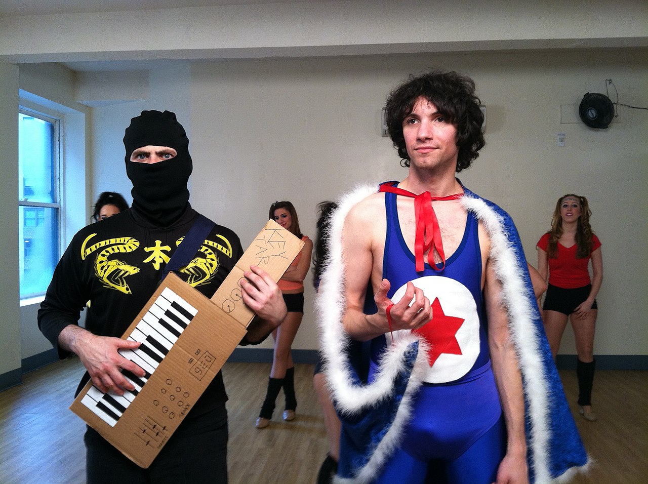 File:Ninja Sex Party on the set of Next To You.jpg - Wikimedia Commons