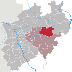 situo de la distrikto Soest en Nordrejn-Vestfalio