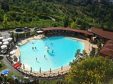 Foto piscina oasi naturalistica Colle di Toro di Castellino del Biferno.