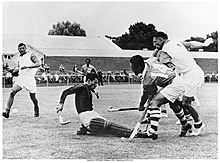 Afghanistan's field hockey team in 1956 Olympic games afghanistan 1956.jpg