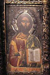 Αγιογραφία του Ονουφρίου στον καθεδρικό ναό του Βερατίου.