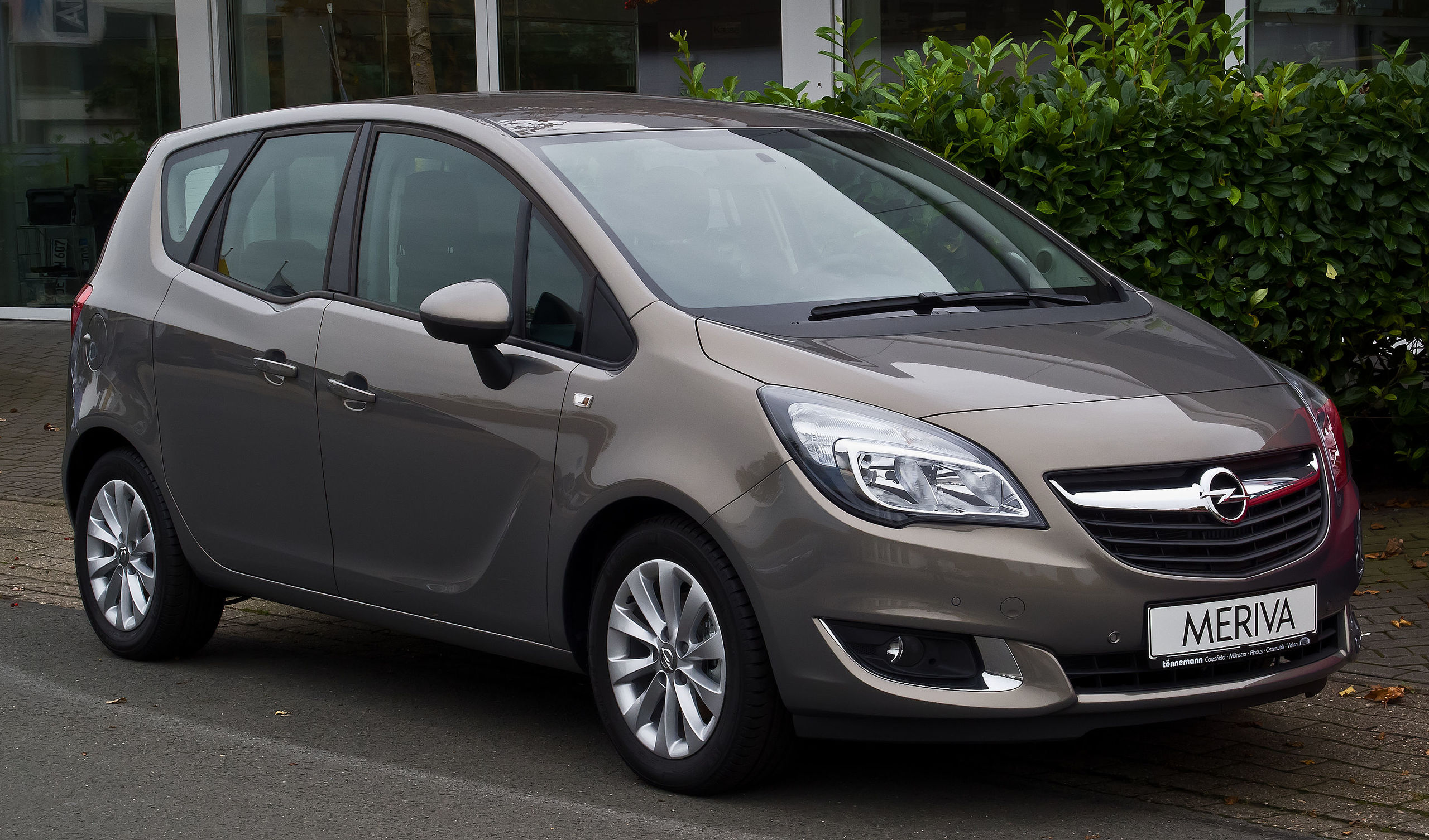 File:Opel Meriva 1.4 Style (B, Facelift) – Frontansicht, 24. Oktober 2015,  Münster.jpg - Wikipedia