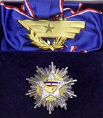 Order of the Yugoslav Flag 1st class insignias (Yugoslavia) - Tallinn Museum of Orders.jpg