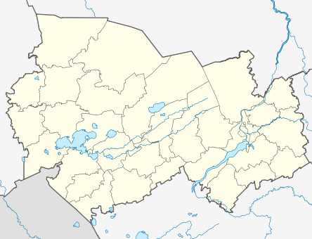 Location map Урысей Новосибирск област