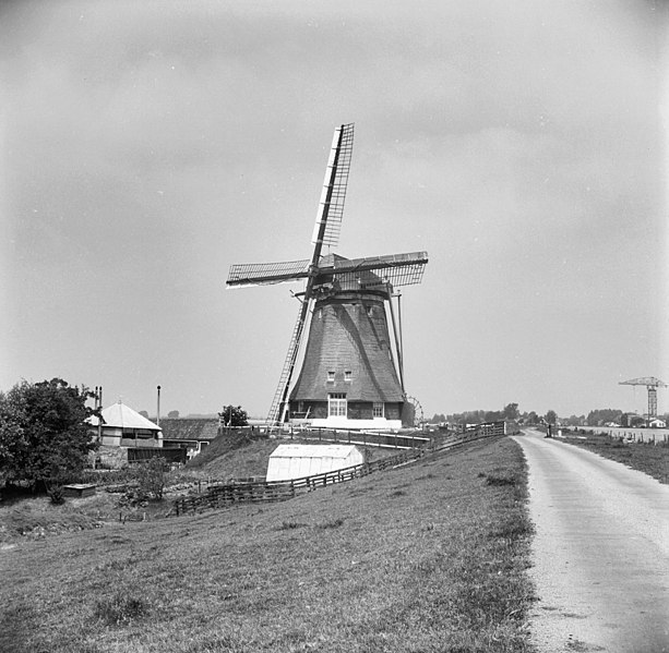 File:Overzicht achtkante molen in landschap - Alphen aan den Rijn - 20007895 - RCE.jpg