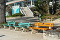 * Nomination Park benches on Johannes-Brahms-Promenade, Pörtschach, Carinthia, Austria -- Johann Jaritz 02:03, 19 April 2023 (UTC) * Promotion  Support Good quality. --Rjcastillo 03:13, 19 April 2023 (UTC)