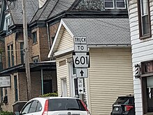 PA 601 Truck following PA 281 in Somerset.