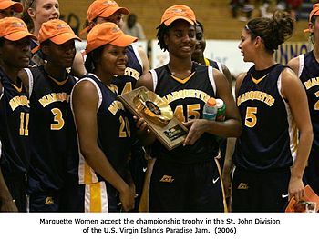 Marquette team photo 2006, Paradise Jam Tournament winner PJ Marquette Team Photo 2006.jpg