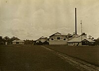 Light railway of the palm oil factory Poeloe Radja