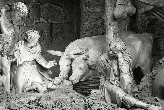 Le presepio (crèche) de Federico Brandani, photographie de Paolo Monti, 1975.