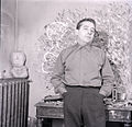 Bruno Cassinari im Studio, Vence, 1958