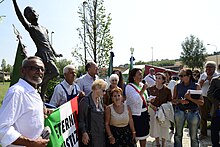 Inaugurazione Parco Eternot - la rappresentanza di AFeVA