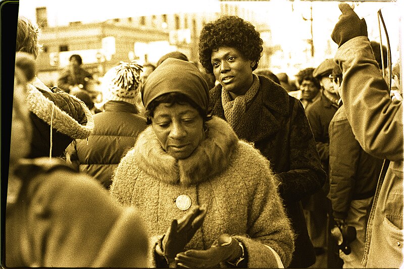 File:Peoples Temple members attended an anti-eviction rally at the I-Hotel in January 1977.jpg