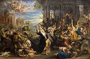 Kindermoord te Bethlehem Peter Paul Rubens Alte Pinakothek