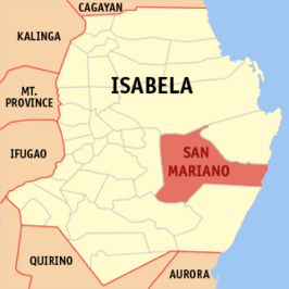 Kaart van San Mariano