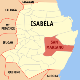San Mariano na Isabela Coordenadas : 16°59'N, 122°1'E