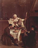 Polenta, by Pietro Longhi