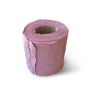 Pink toilet paper