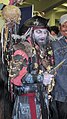 A cosplayer portraying a portraying an undead pirate at WonderCon 2010.