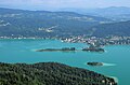 English: View from the new Pyramidenkogel look-out tower Deutsch: Blick vom neuen Pyramidenkogel-Aussichtsturm