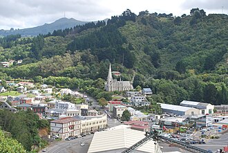 View across Port Chalmers from Observation Point Port Chalmers from Lookout 002.JPG