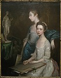 Thomas Gainsborough, Portrait of the Artist's Daughters, 1763–64
