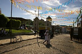 Praça no Centro de Nilo Peçanha