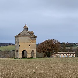 Pigeonnier du château de Las Néous.