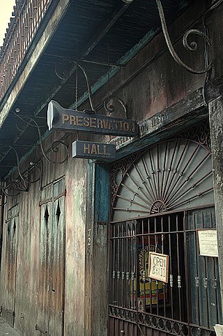 <span class="mw-page-title-main">Preservation Hall</span> Jazz club in the French Quarter of New Orleans, Louisiana, US