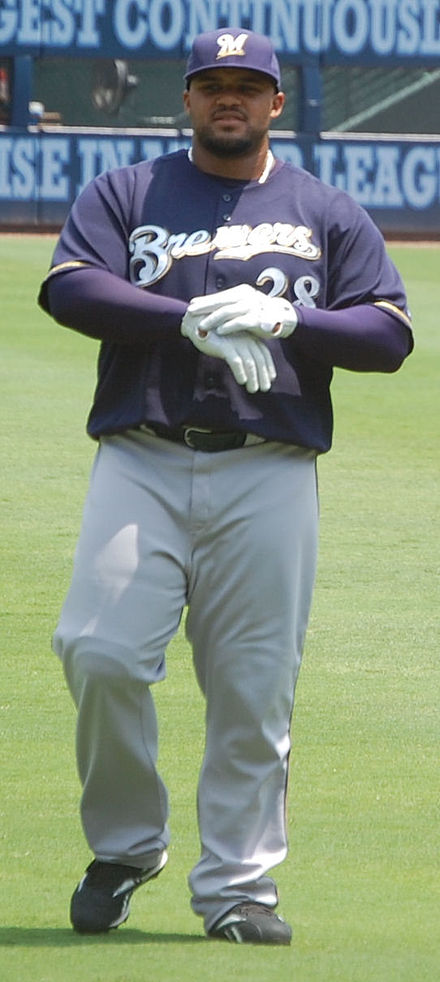 Prince Fielder is the career leader in on-base percentage (.390), slugging percentage (.540), and on-base plus slugging (.929).