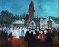 Ferdinand du Puigaudeau : Procession à Henvic.