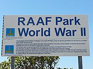 RAAF Base Sangate marker sign
