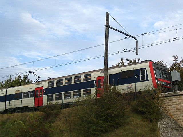 Une rame du RER C à Étampes