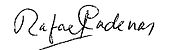 Firma de Rafael Cadenas